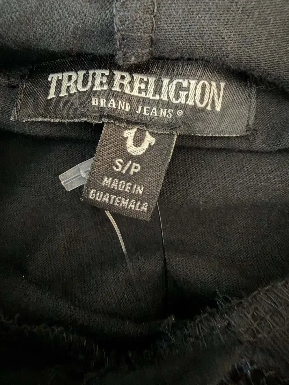 True Religion Buddha Logo Graphic Sleeveless Hooded Tank Top Sz. S NWT